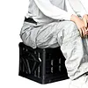Folding Collapsible Toilet for Adults & Kids Emergency Toilet with Lid & Reusable for Camping Travel Outdoor Car RV & Emergency Use