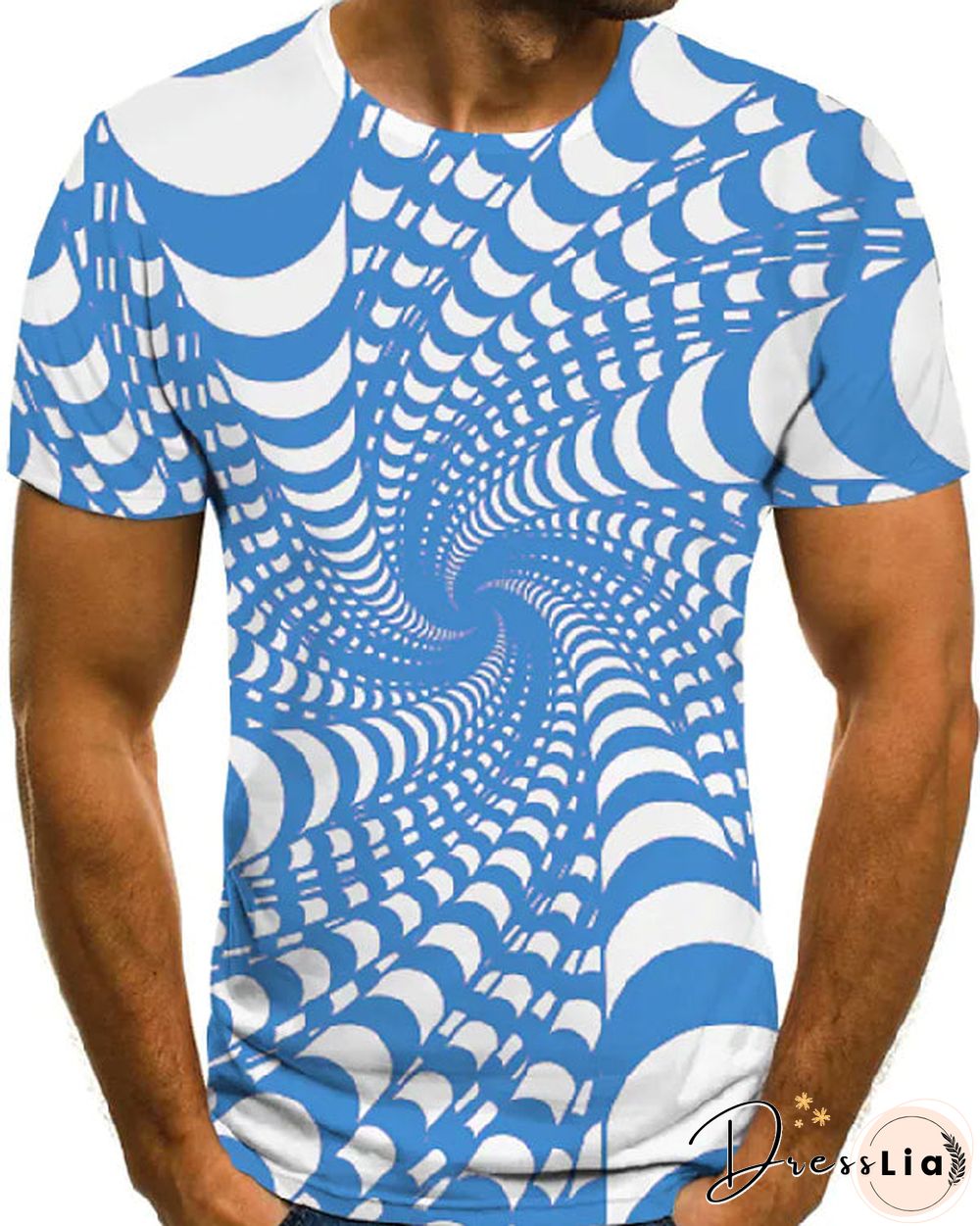 Hot Sale Men's 3D Printed Casual Short Sleeve Printed T-Shirt