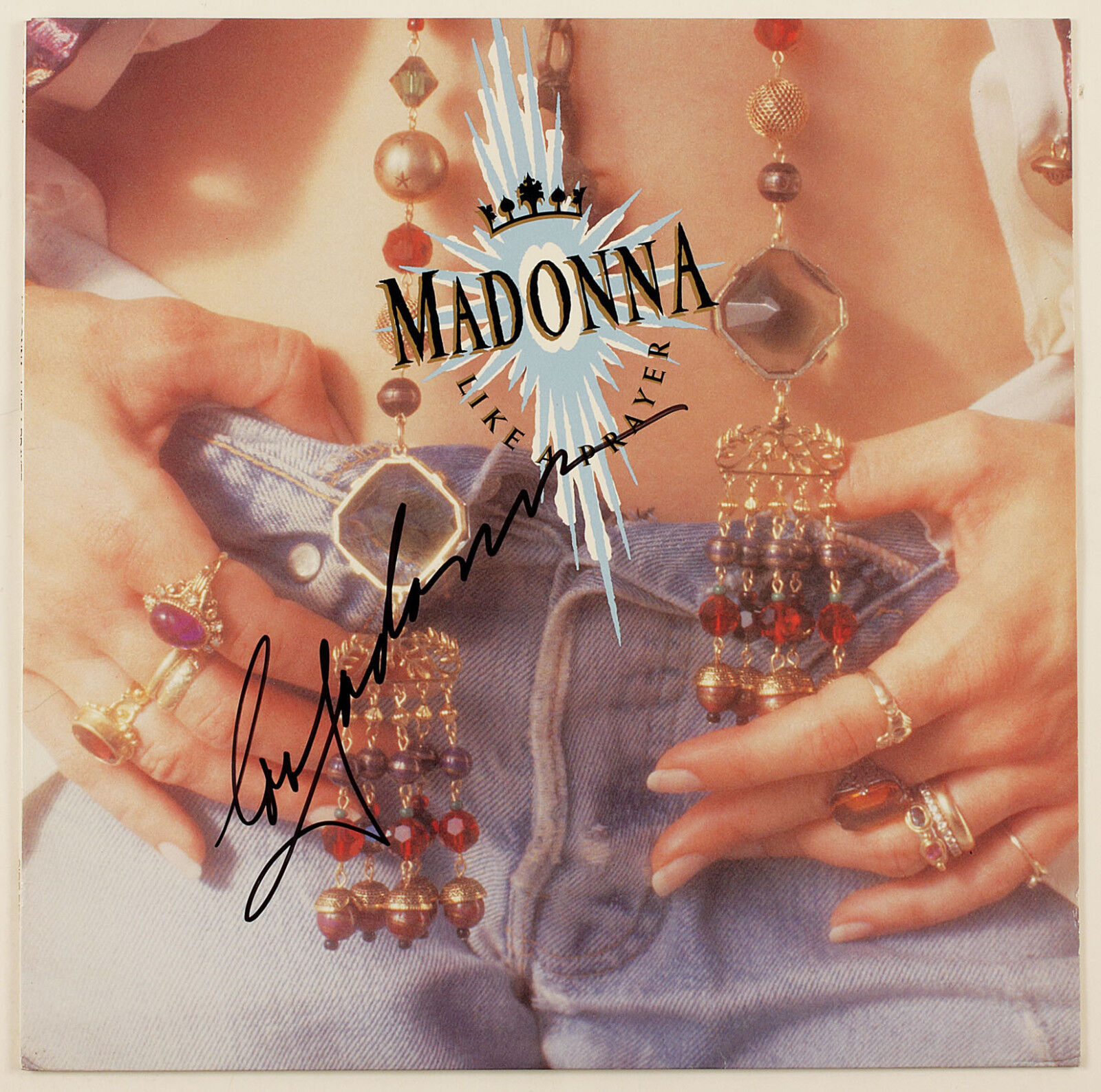 MADONNA Signed 'Like A Prayer' Photo Poster paintinggraph - Pop Star Singer Vocalist - preprint