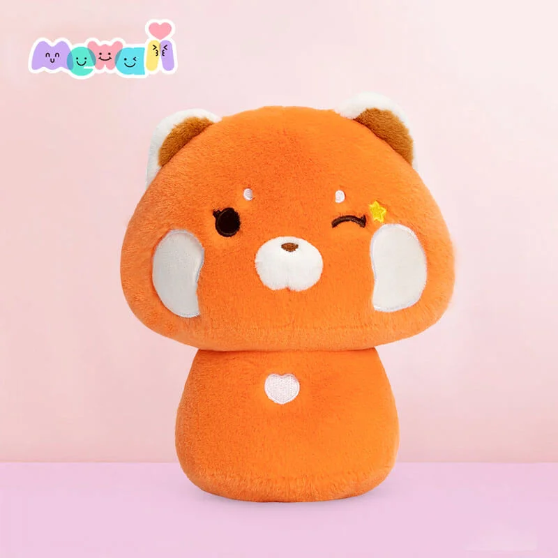 Mewaii® 8 in. Panda Plush  Red Kawaii Plush Pillow Squishy Toy For Gift