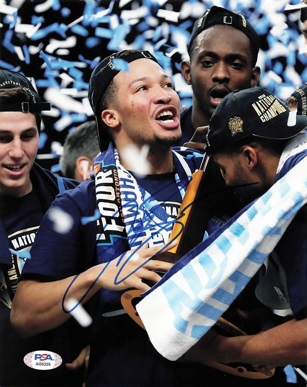 Jalen Brunson signed 8x10 Photo Poster painting PSA/DNA Villanova