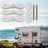 Day Night Window Shade Restringing Kit RV Pleated Shade Repair Kit (White)