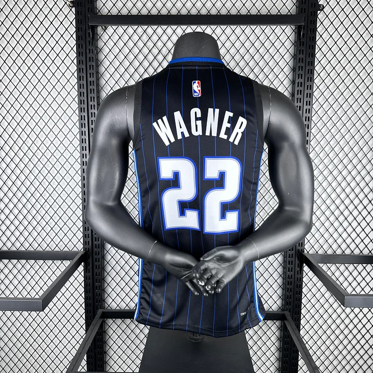 23 season Magic away black stripes No. 22 Wagner
