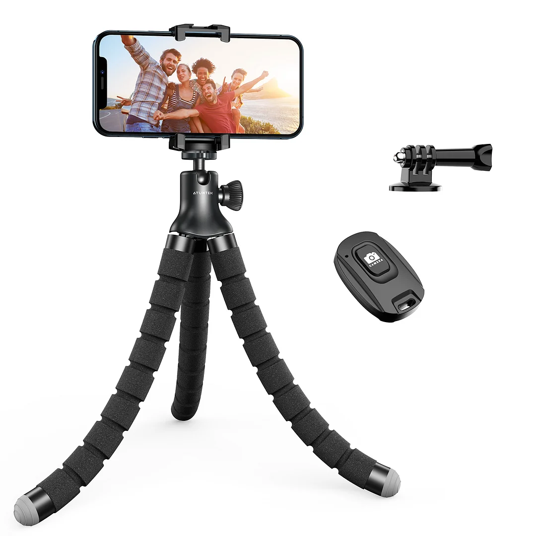 ATUMTEK 49 Selfie Stick Tripod, Stable Tripod Stand w/ Detachable