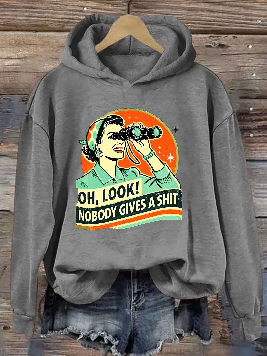 Oh Look Nobody Gives A Shit Hoodie