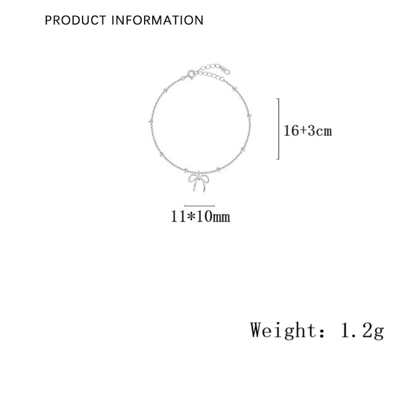 925 Sterling Silver Cable Chain Bracelets Casual