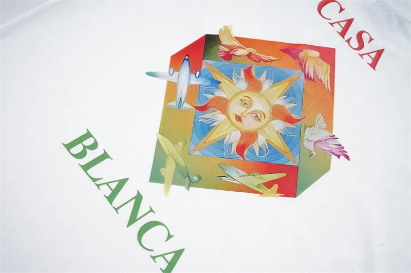 Casablanca 2023 new fashion T-shirt short sleeves