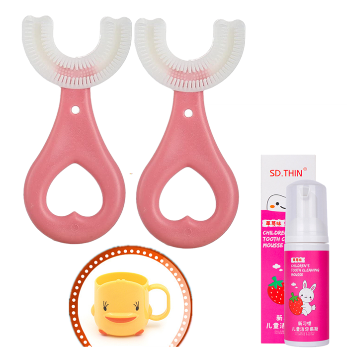 360° KIDS U-SHAPED TOOTHBRUSH