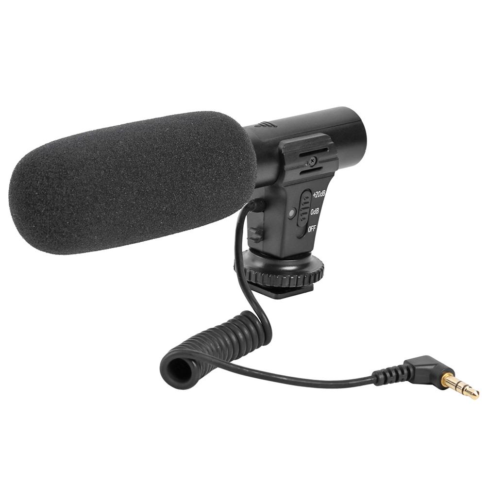 

MIC-05 Interview Microphone Camera DV Stereo Video Outdoor PC Recording Mic, 501 Original