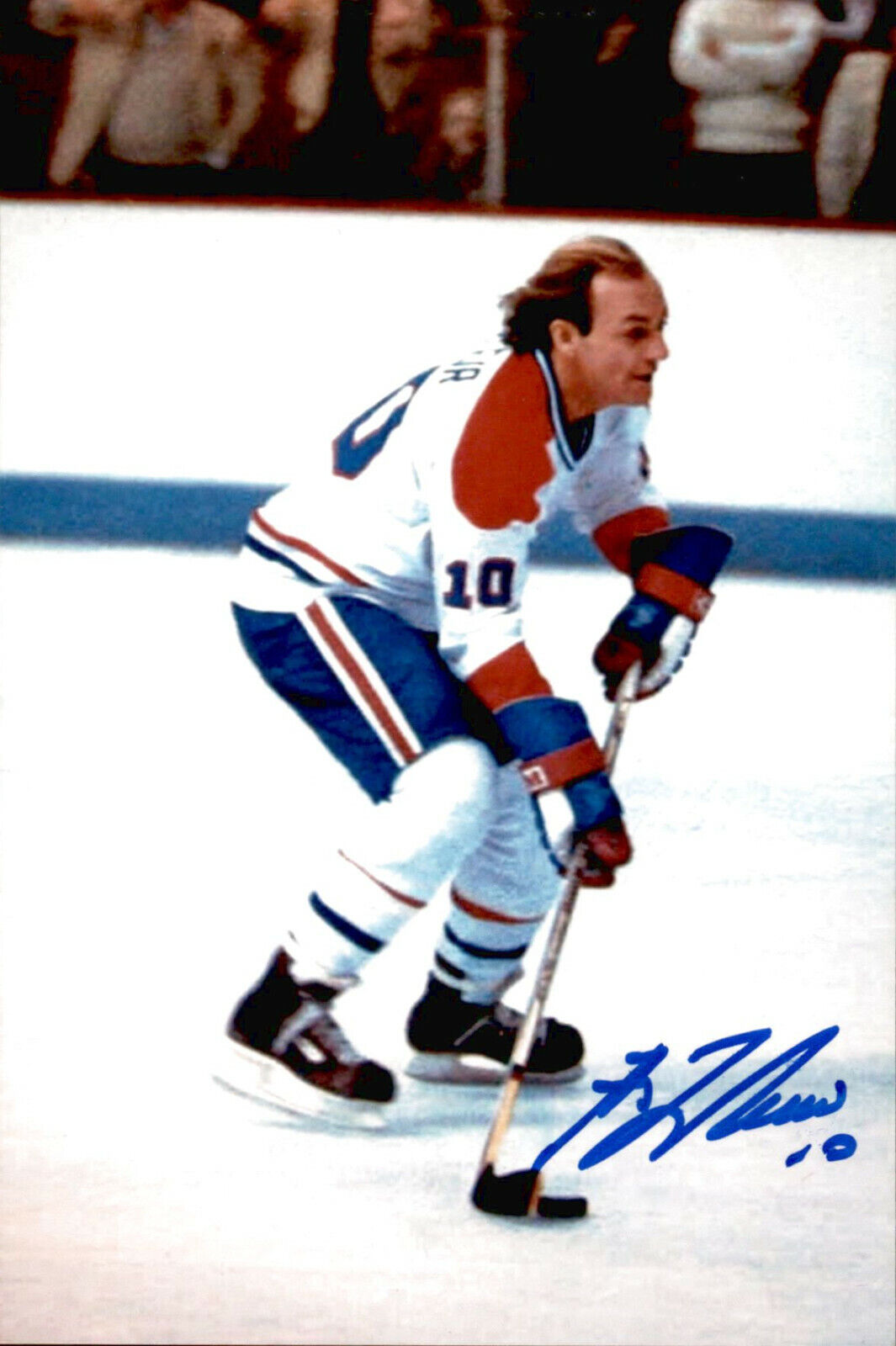 Guy Lafleur SIGNED autographed 4x6 Photo Poster painting MONTREAL CANADIENS #4