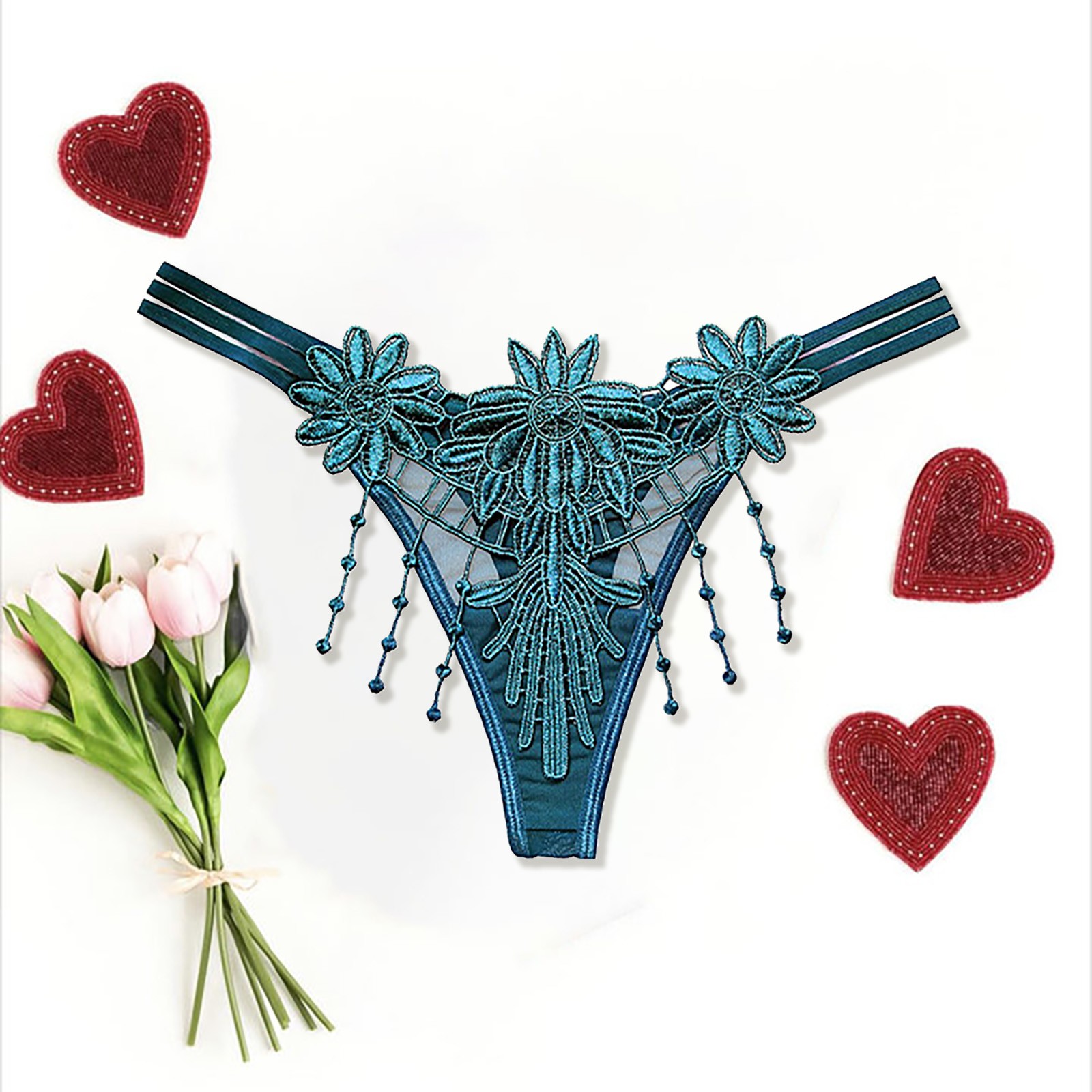 Women’S Transparent Seamless Underwear Embroidery Sexy No Show Panties Briefs Soft Stretch Bikini Underwears Lane Swim
