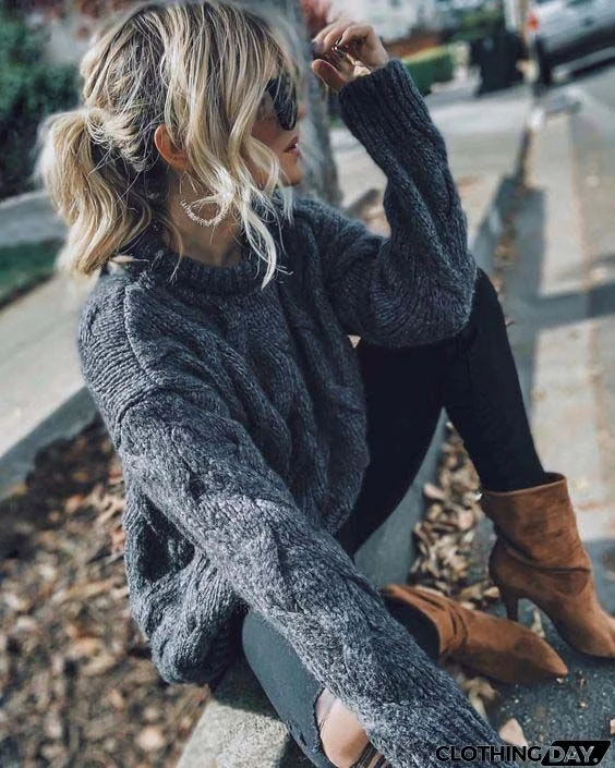 Oversized Cozy up Knit Sweater