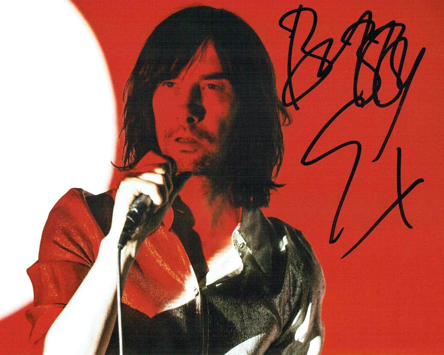 Bobby GILLESPIE Primal Scream SIGNED Autograph 10x8 Photo Poster painting AFTAL COA