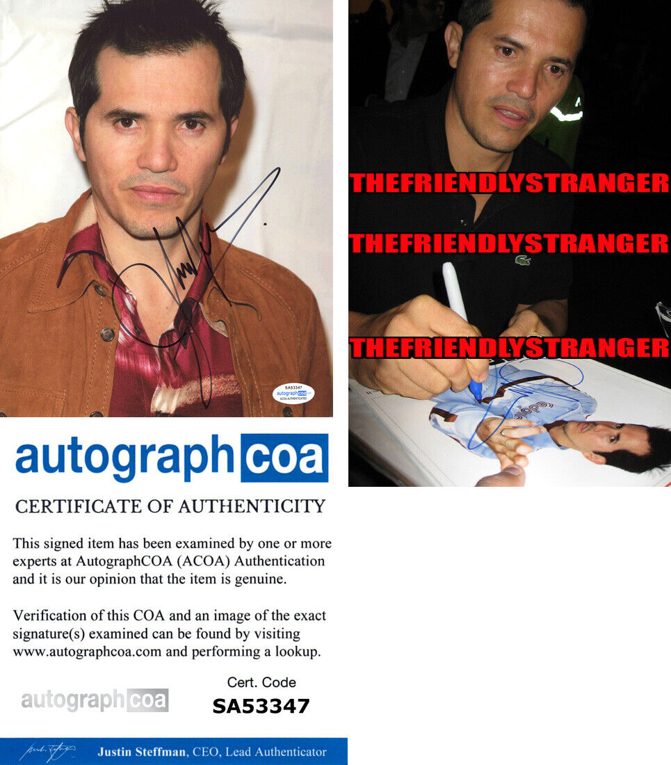 JOHN LEGUIZAMO signed Autographed 8X10 Photo Poster painting c PROOF - Carlito's Way ACOA COA