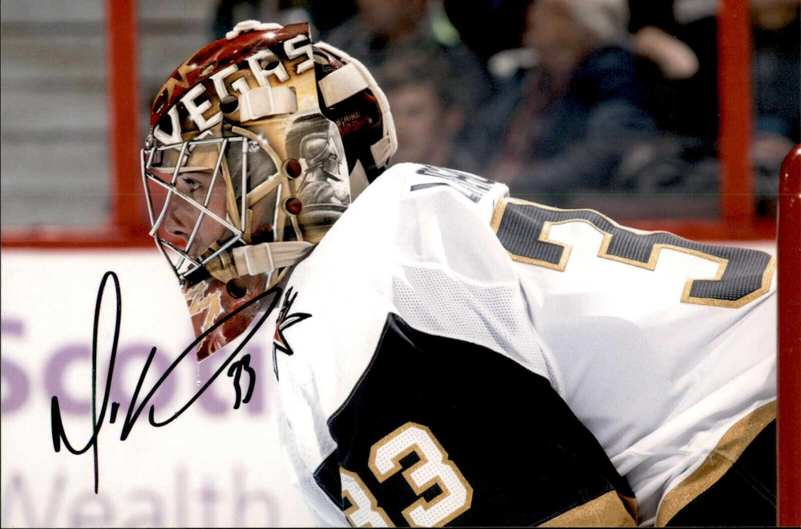 Maxime Lagace SIGNED 4x6 Photo Poster painting VEGAS GOLDEN KNIGHTS #9