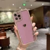 2023 Luxury Diamond Electroplating Love Heart Protective Case For iPhone