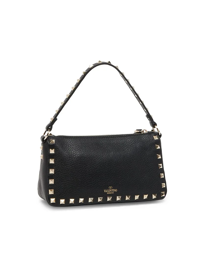 Valentino Garavani Rockstud Leather Shoulder Bag