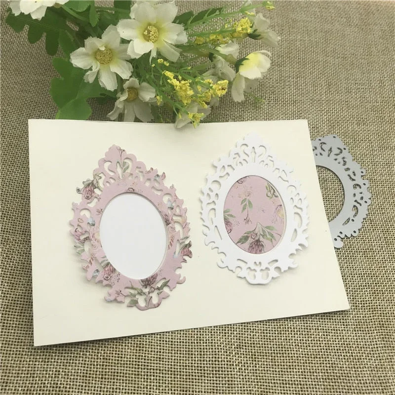 Lace frame Metal Cutting Dies Stencils For DIY Scrapbooking Decorative Embossing Handcraft Die Cutting Template