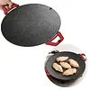 Smokeless Electric BBQ Grill Baking Trays with Handles Removable Grilling Plate 12/14/16in Round Nonstick Cooking Griddle Pan for Steaks Burgers Pancakes
