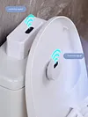 Electric Flush Presser Splash-proof Toilets Sensor Flushers for Public Toilets