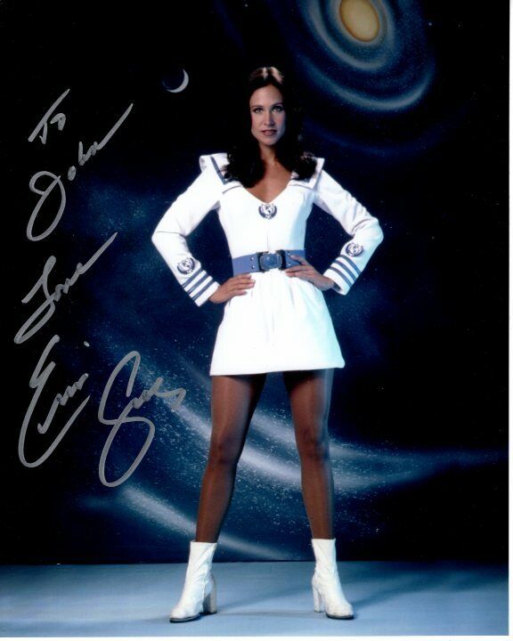 ERIN GRAY Signed BUCK ROGERS IN THE 25TH CENTURY WILMA Photo Poster paintinggraph - To John