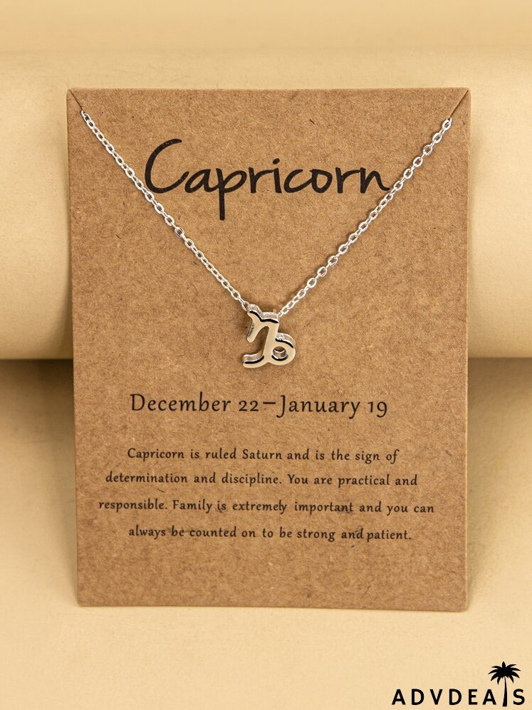Capricorn Constellation Charm Necklace