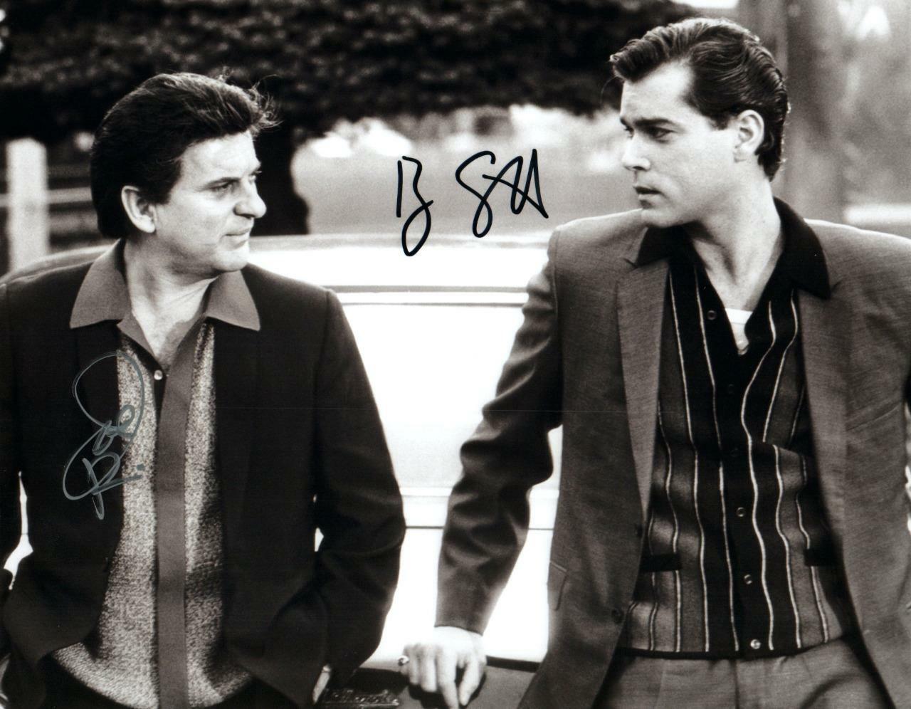 Joe Pesci Ray Liotta signed 8x10 Photo Poster painting picture autographed Good Looking plus COA