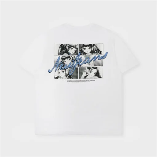 NewJeans NJ Get Up Short Sleeve T-shirt (White)