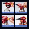 Butane Torch Head Charcoal & Campfire Torch Lighter Reverse Use for BBQ Camping
