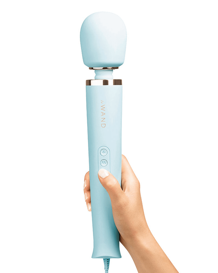 pornhint Pornhint Le Wand Powerful Plug In Multi-Function Wand Vibrator - Blue