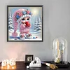 Snow Girl - Diamond Painting - Partial Special Shaped Drill(Canvas|30*30cm)