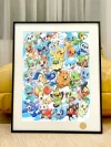Generations Partner Pokemon Decorative Painting - Pokemon - Xingkong Studio