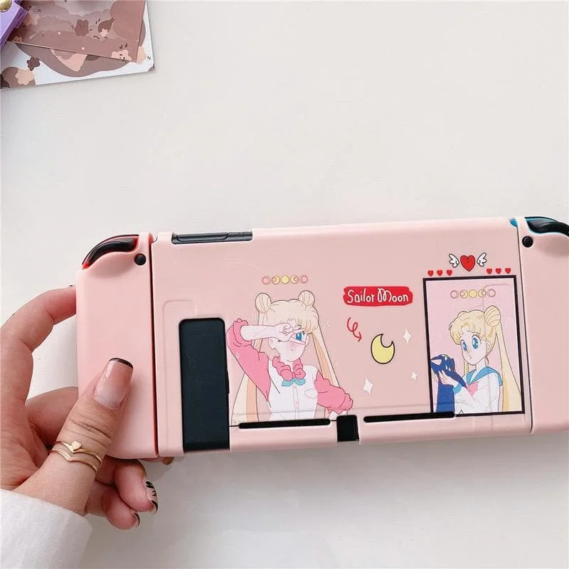 Pastel Anime Cute Sailor Moon Switch Case & Bag SP16923