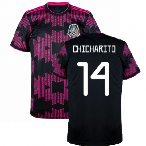 Mexico Chicharito 14 Home Trikot 2021-2022