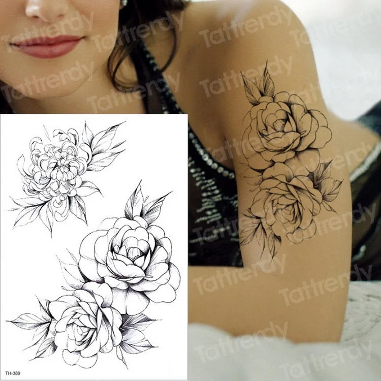 sketches tattoo designs sexy tattoo back black mehndi stickers horse rose tattoo waterproof temporary tattoos for women body art