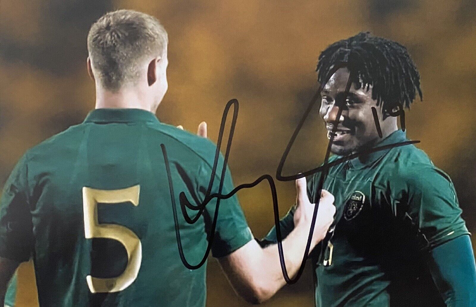 Joshua Kayode Genuine Hand Signed Republic Of Ireland 6X4 Photo Poster painting