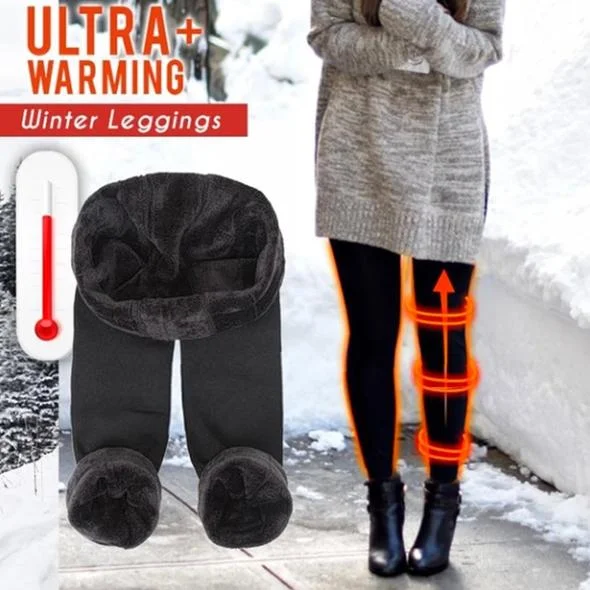 Winter Warm Waterproof High-waist Leggings