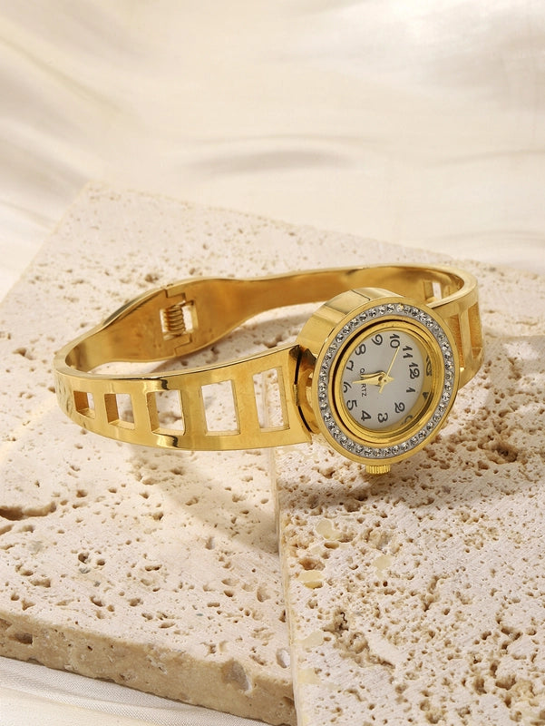 Elegant Solid Color Quartz Women’s Watches