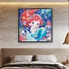 Mermaid Princess-14CT Stamped Cross Stitch Egyptian Cotton 65*65cm/25.59*25.59in(Big Size) tapestrymarket