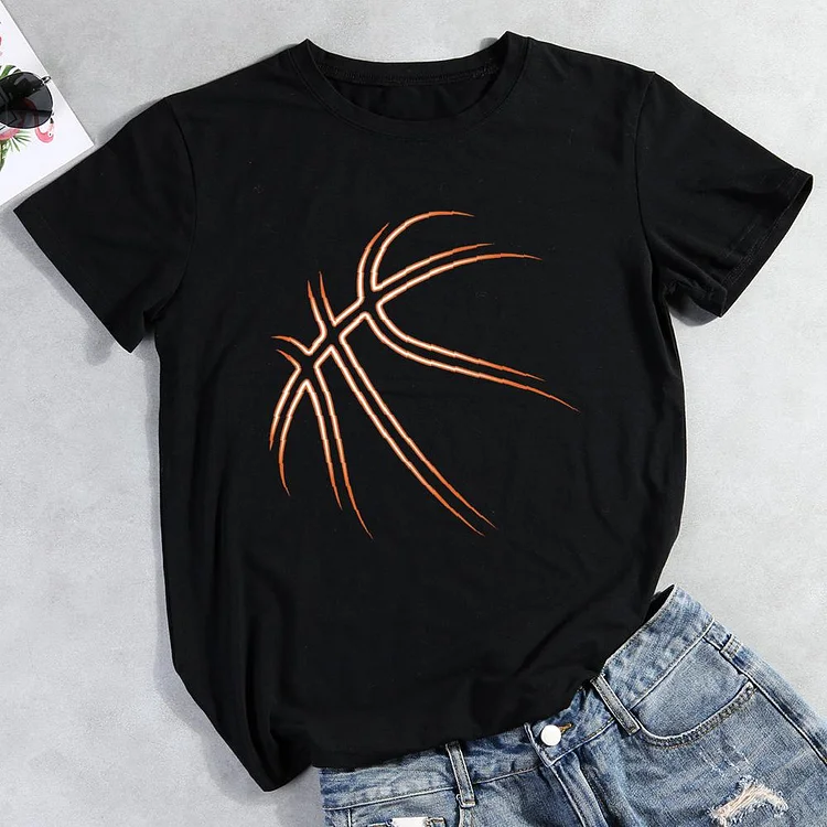 Basketball  Round Neck T-shirt-Annaletters