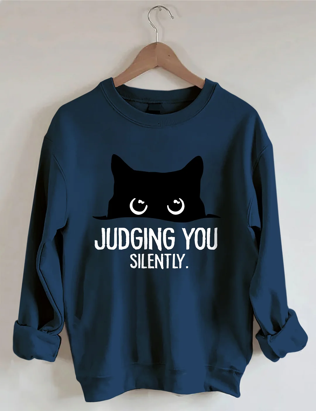 Judging You Silently Cat Sweatshirt