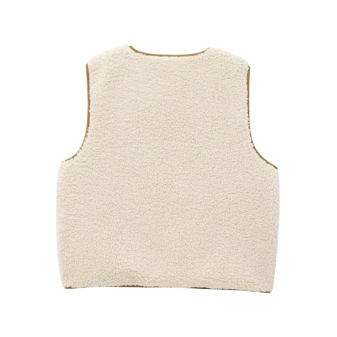 Nigikala Nigikala Sleeveless Vest Vest With Cardigan Jacket 2025 New Winter K41319