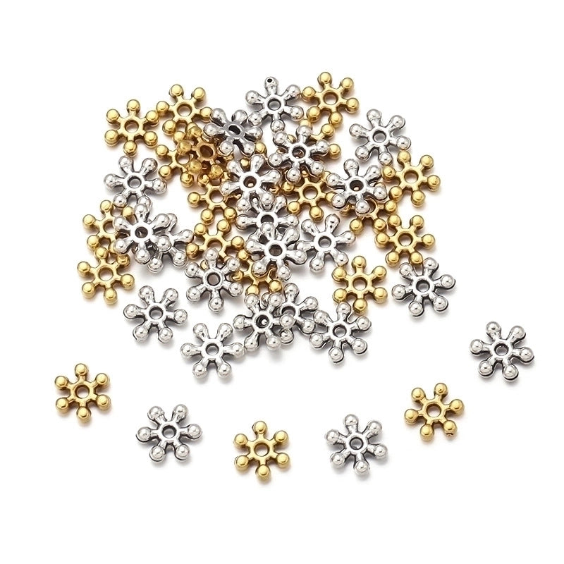 100 Pcs/package Minimalist Solid Color Alloy Plating Jewelry Accessories