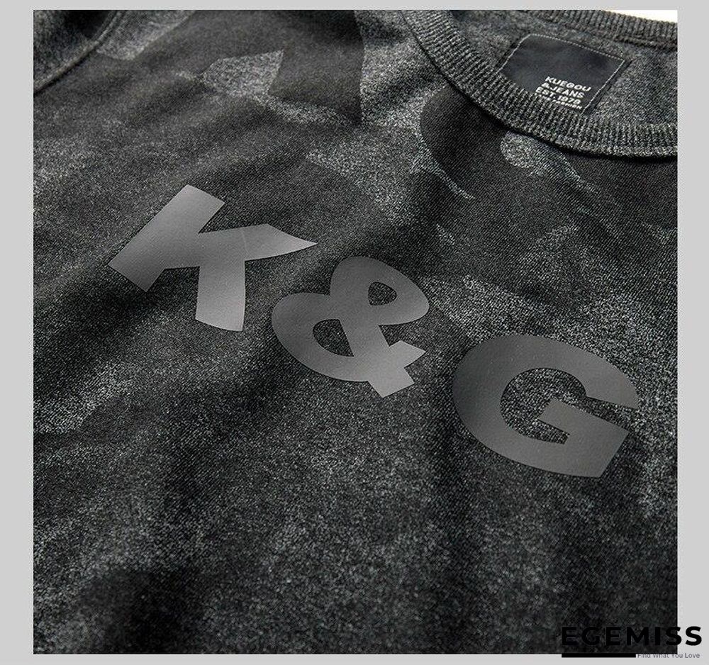 Men Autumn Cotton Black Print Letter Sweatshirts Fashion Japanese Streetwear Hip Hop Male Clothes Plus Size Top | EGEMISS