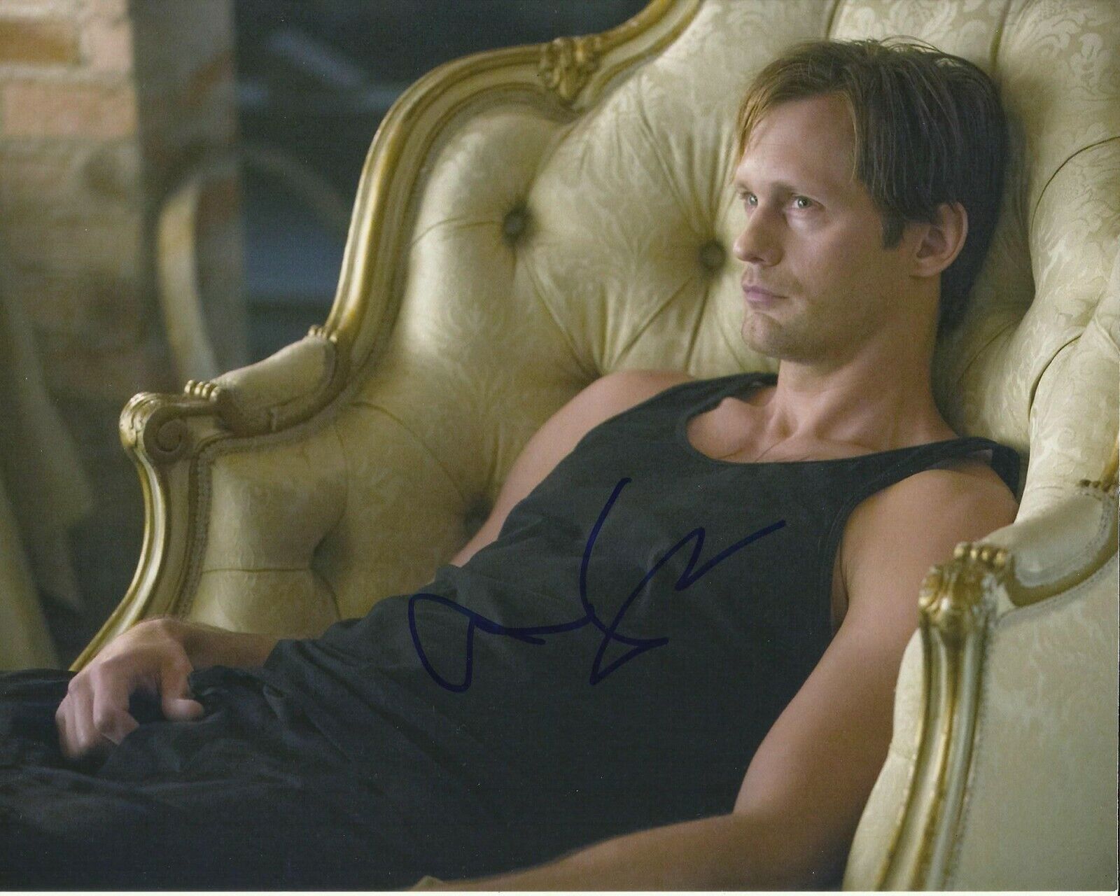 ALEXANDER SKARSGARD SIGNED TRUE BLOOD Photo Poster painting UACC REG 242 (3)