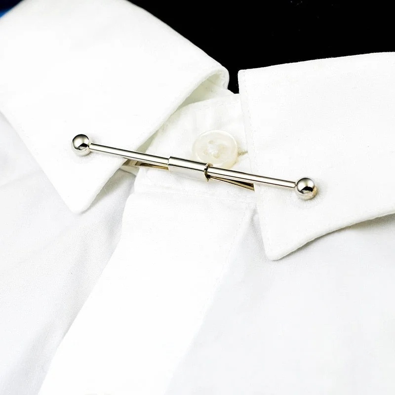 Metal Collar Clip Shirt Men's High-grade Non-injury Clothing Women's Prevent Exposure Buckle Neckwear Clips Classic Unisex Gifts
