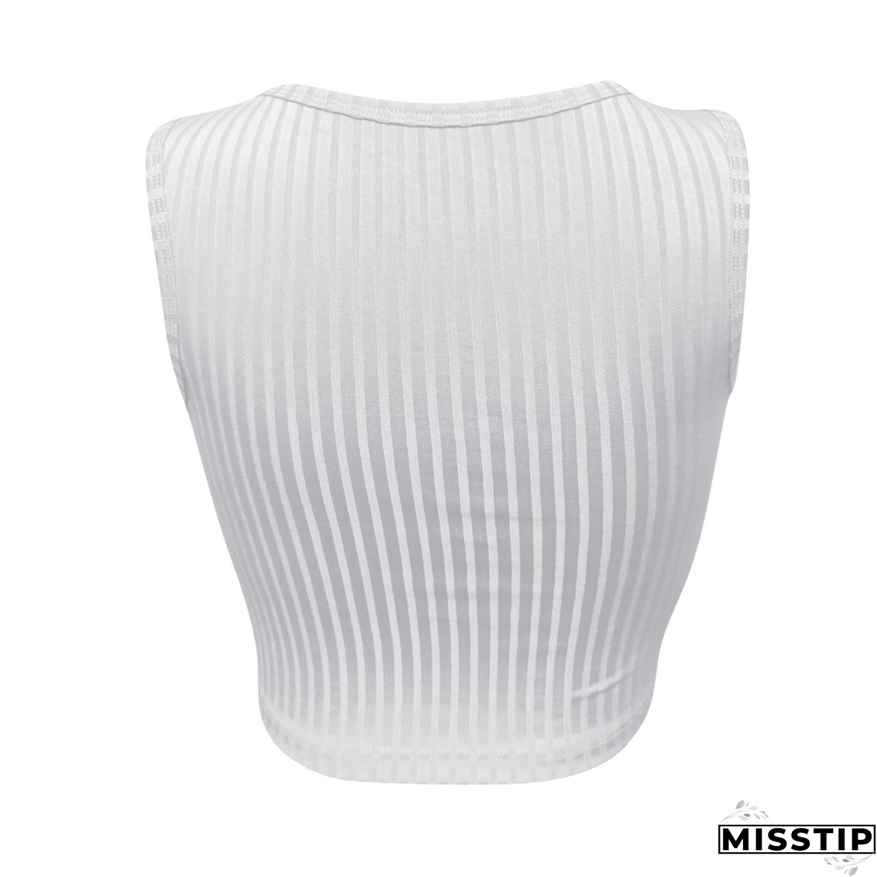 Women's Summer Casual Ribbed Tops Sexy Solid Color  Buttoned Vest