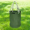 Canvas Tool Bucket Bag with Plastic Bottom Aerial Work Tool Bag for Electrician