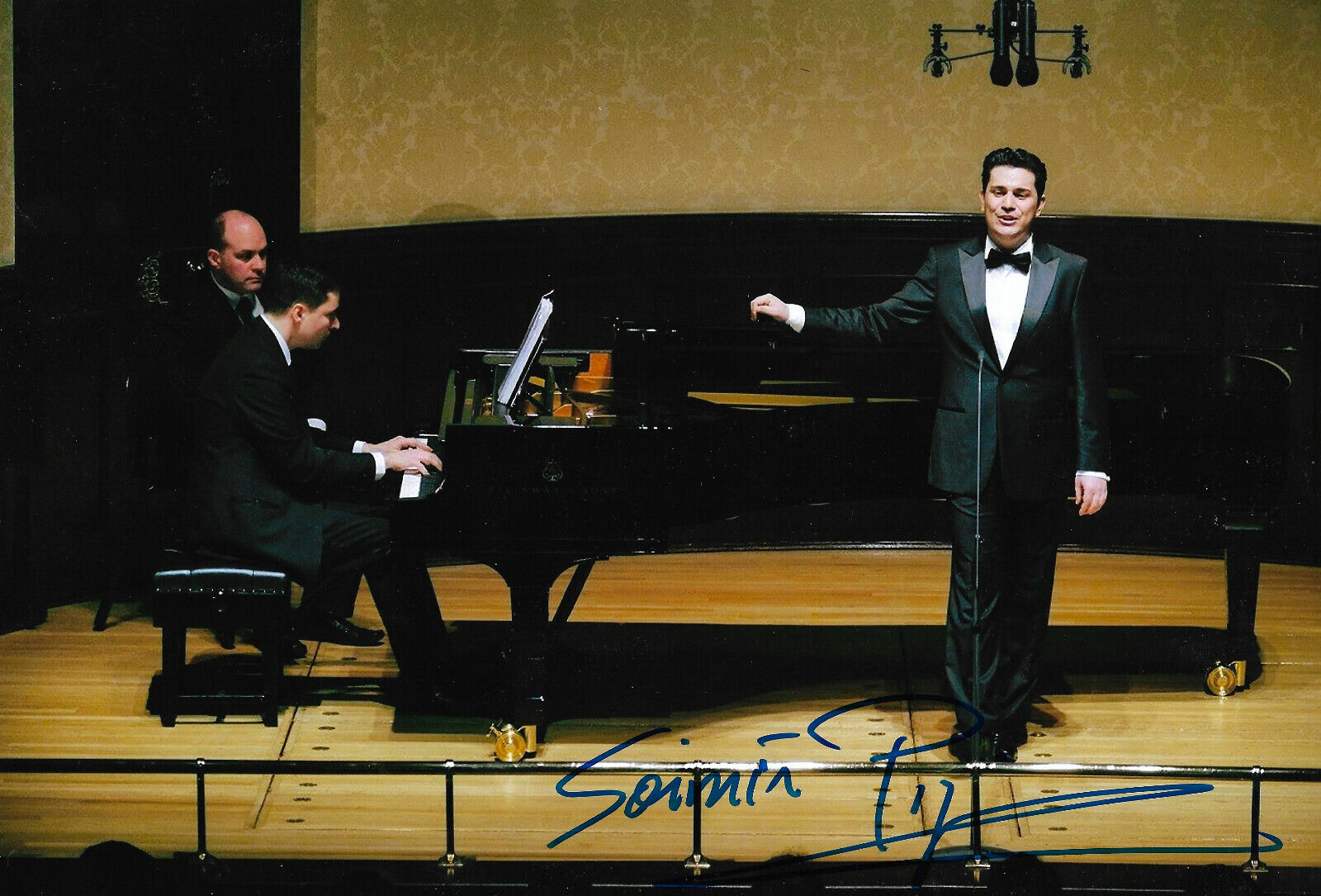 Saimir Pirgu Opera signed 8x12 inch Photo Poster painting autograph