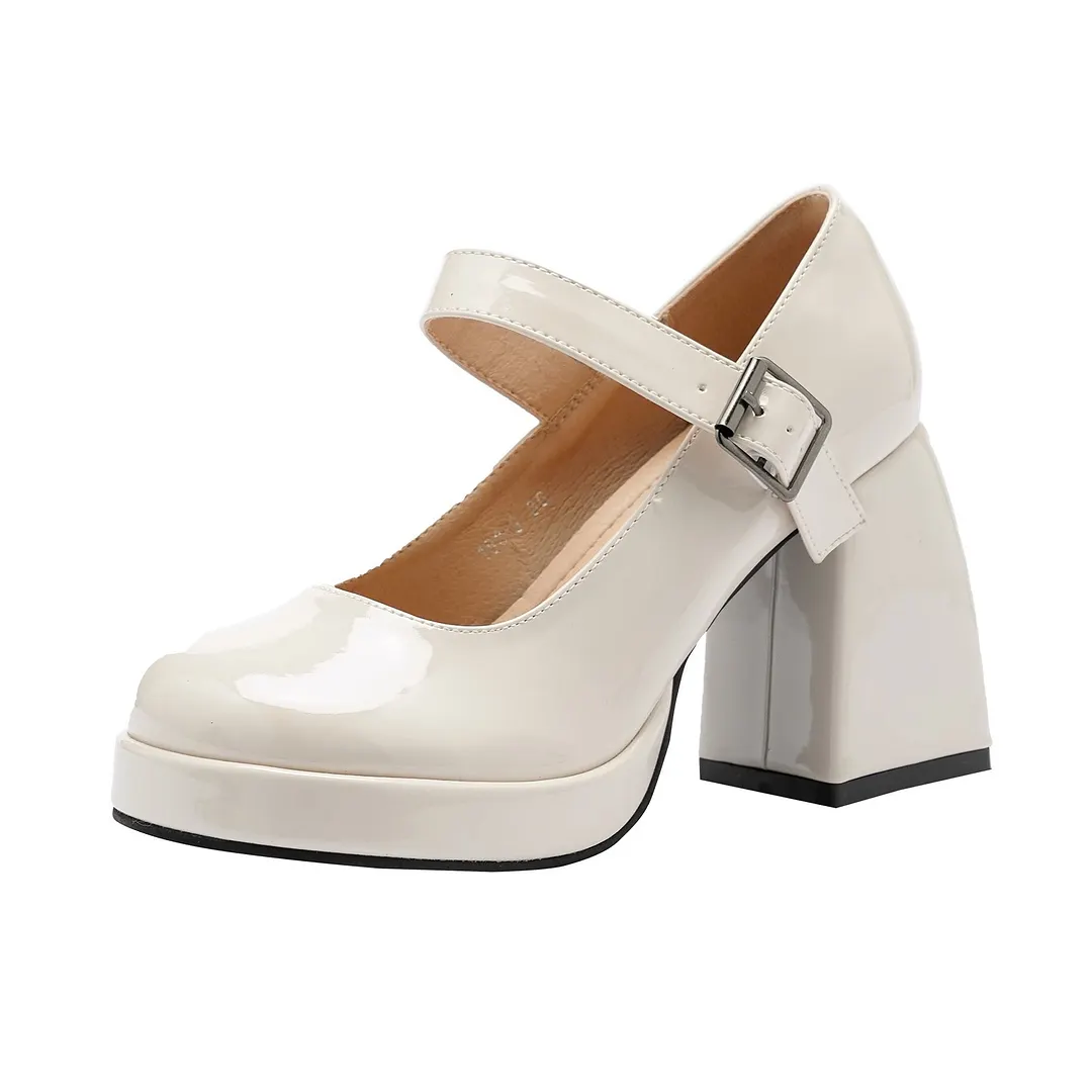 Breakj Breakj Shoes Bridal Shoes Main Wedding Dress Artifact Princess French Temperament Coarse Pine Shoes White Mary Treasure Shoes High Heels